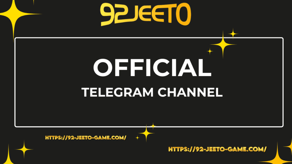 Join the 92 Jeeto Telegram Channel for exclusive rewards, updates, and promotions!